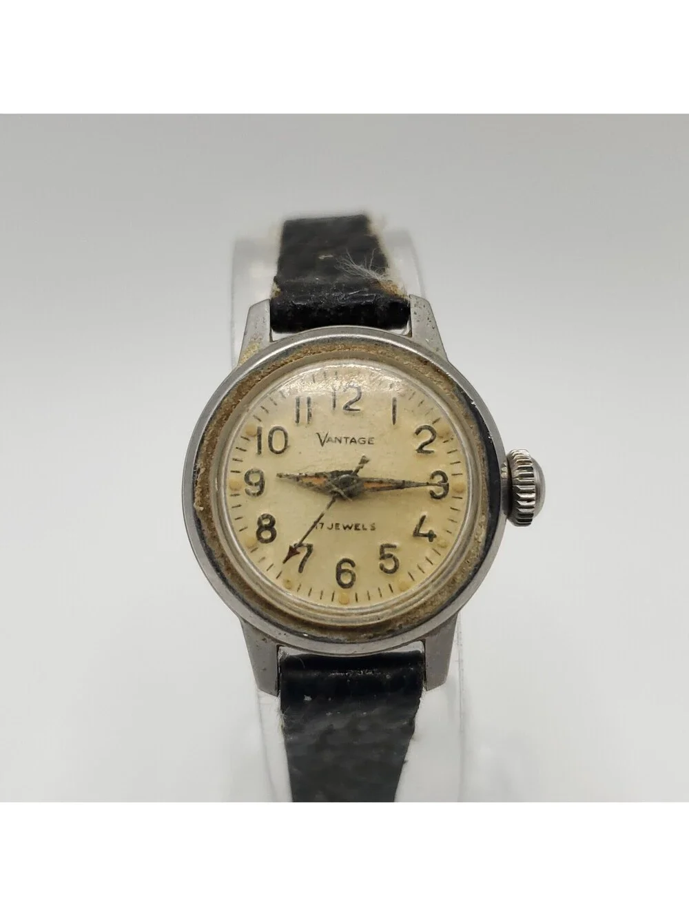 Vintage Vantage Mechanical Womens 20mm Watch For Parts Or Repair